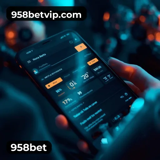 Comparação APP mobile vs versão web da 958bet